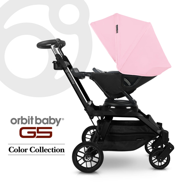 [캐노피팩추가증정][오르빗] G5 디럭스 아기 신생아 명품 유모차 - 블랙 (블랙프레임 / 선쉐이드 색상선택)